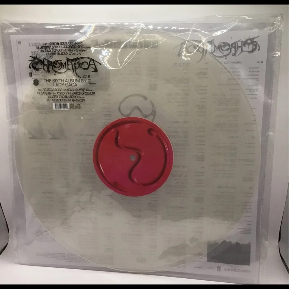 Lady Gaga CHROMATICA Limited Edition Record Clear Sealed New Vinyl LP Album LG-6